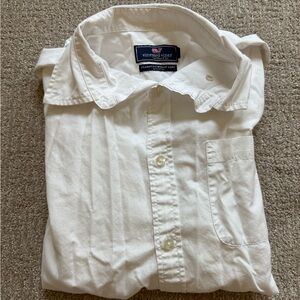 Vineyard Vines Men's White Button Down Shirt